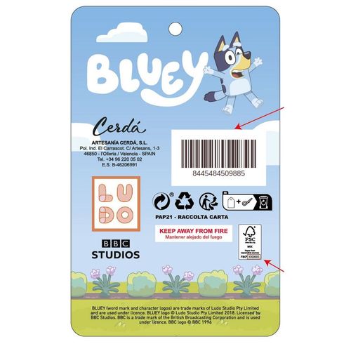 Plecak szkolny 3D Bluey Różowy 25,0 x 31,0 x 10,0 cm na Arena.pl