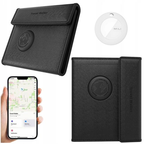 Lokalizator GPS MILI portfel podróżny z lokalizatorem MiTag APPLE IOS na Arena.pl