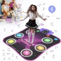 MATA DO TAŃCA DZIECI ZE ŚWIATŁAMI I WIELOMA WZORAMI ZABAWKI MATY DO TAŃCA