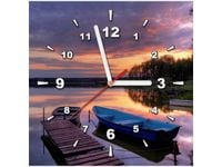 30X30CM ZEGAR JEZIORO WOLSZTYŃSKIE OBRAZ DREWNO