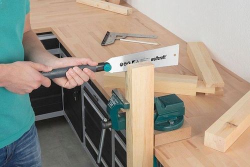 WOLFCRAFT Piła japońska do drewna listw 240mm dwustronna precyzyjna na Arena.pl