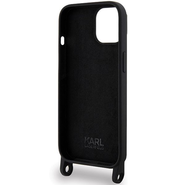 Etui Karl Lagerfeld do iPhone 15, iPhone 14, iPhone 13, Czarny zdjęcie 6