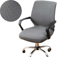 POKROWIEC NA FOTEL OBROTOWY JODEŁKA M CIEMNY SZARY