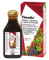 Suplement Diety Żelazo + Witaminy W PŁynie 250 ml - Salus (floradix)