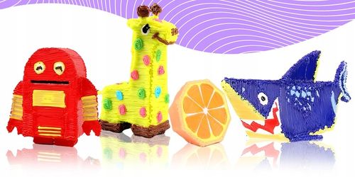 DŁUGOPIS 3D DLA DZIECI DRUKARKA MODEL PRO+ WKŁADY 160 METRÓW+ MATA OCHRONNA na Arena.pl