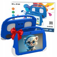 TABLET 8" 4G LTE 4/64GB WiFi SIM GPS HD ANDROID NIEBIESKIE ETUI EDUKACYJNY