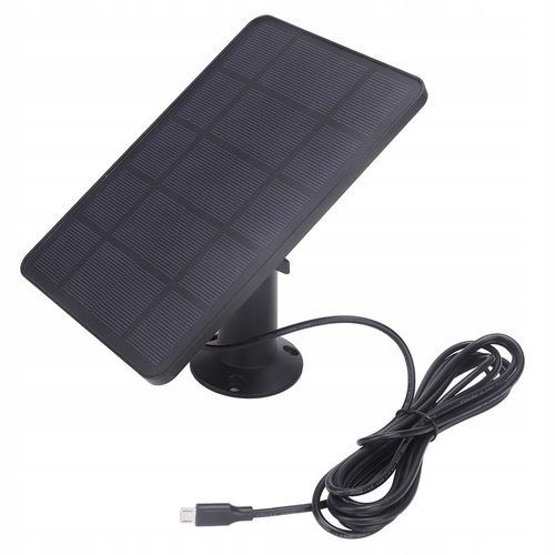 PANEL SŁONECZNY 4W DO KAMERY BEZPIECZEŃSTWA, PANEL SŁONECZNY MICRO USB na Arena.pl