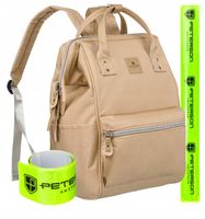 Plecak damski PETERSON sportowy podróżny do samolotu bagaż lotniczy USB