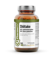 Grzyby Shiitake Ekstrakt (450 mg) Bezglutenowy 60 KapsuŁek