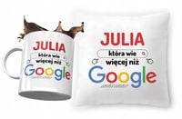 Zestaw Dla Juli Poduszka + Kubek Na Prezent Z Nadrukiem Ze Zdjęciem