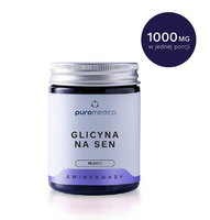 GLICYNA 60 PORCJI NA SEN aminokwas w proszku l- GLICYNY 100% PROSZEK