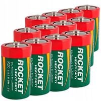 12 SZT BATERIA BATERIE LR20 D R20 ZESTAW GRUBE PALUSZKI