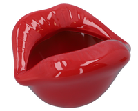 Duża Czerwona Popielniczka w Kształcie Ust Prezent dla Kobiety Dziewczyny