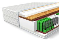 MATERAC VEGAS 100x200 KOKOS, SPRĘŻYNY KIESZENIOWE