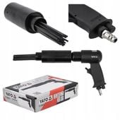 YATO MŁOTEK PNEUMATYCZNY IGŁOWY DO RDZY SPAWÓW PISTOLET ZESTAW + 19 IGIEŁ