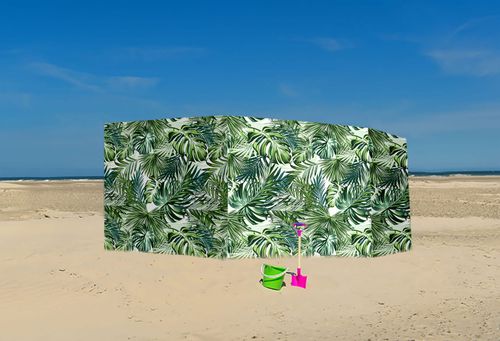 PARAWAN PLAŻOWY Zielone rośliny z indywidualnym napisem 5 PANELI 81.5 na Arena.pl