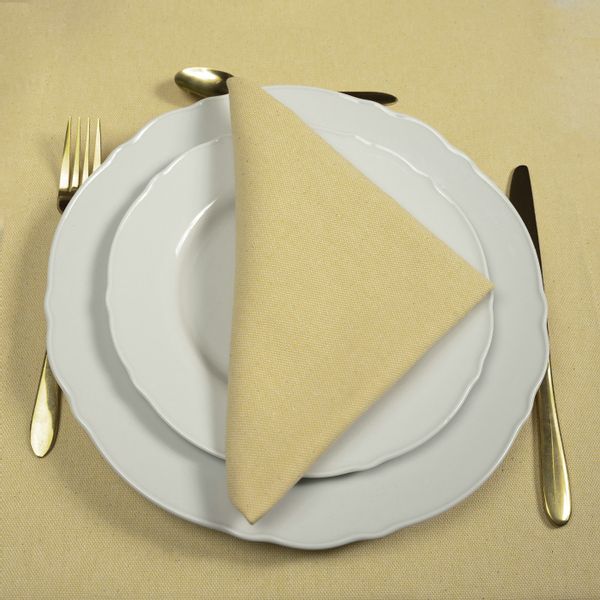 Bieżnik Lniany Żółty Bieżnik Lniany Żółty 260cm zdjęcie 6