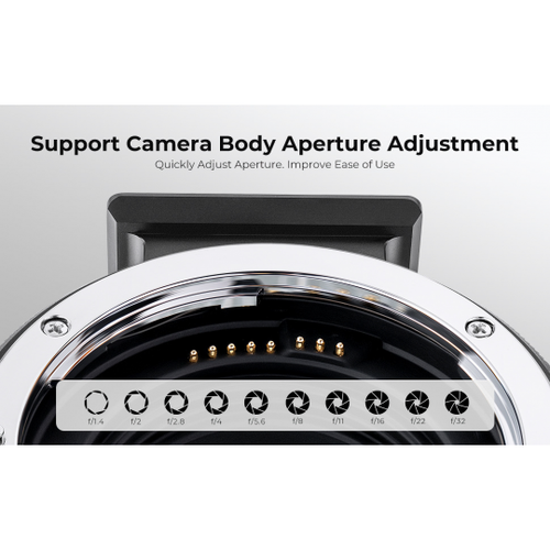 Adapter bagnetowy K&F Concept EF-E IV - Canon EF / Sony E na Arena.pl