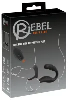 rebel rc prostate - silikonowy system pierścieni z pilotem i stymulatorem