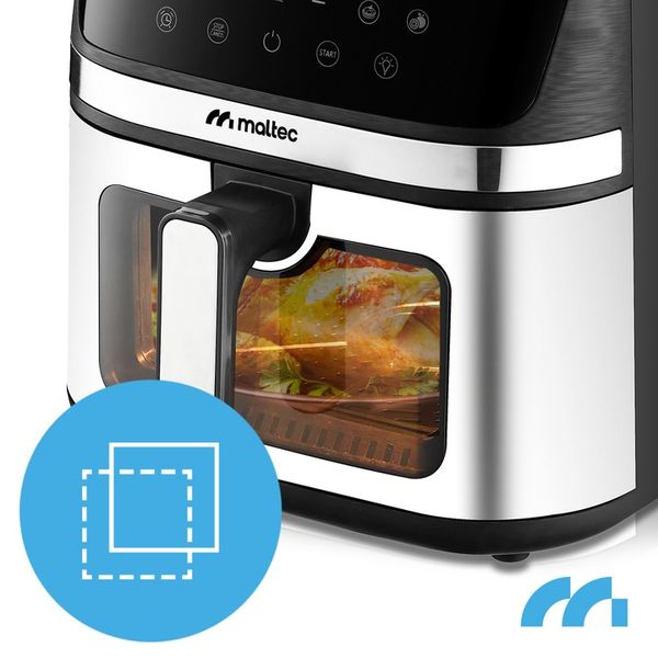 FRYTKOWNICA BEZTŁUSZCZOWA FRYTOWNICA AIR FRYER DUŻA 7L MOCNA 1800W zdjęcie 13