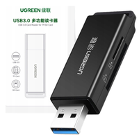 czytnik kart pamięci ugreen cm104 sd/microsd usb 3.0 (czarny)