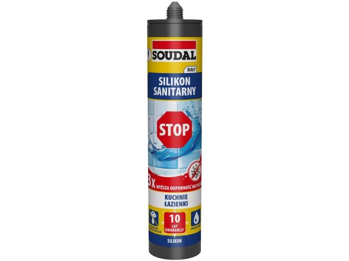 SILIKON SANITARNY BIAŁY 280ML - SIL S SO BI zdjęcie 1