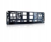 Ramka pod tablice rejestracyjną Metalizowana CZERŃ