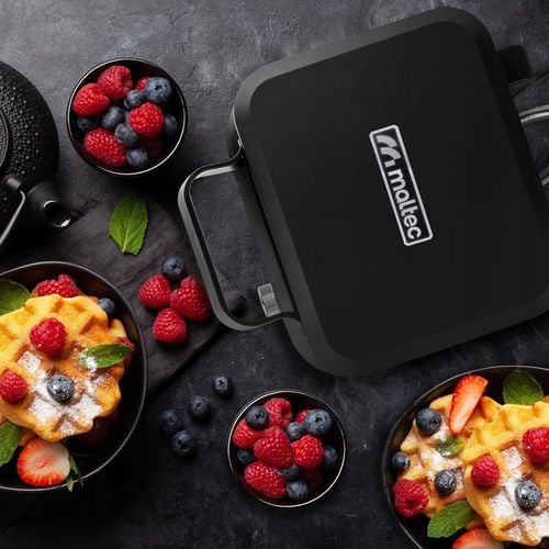 GOFROWNICA DUŻE GOFRY REGULACJA TEMPERATURY DŹWIĘK MOCNA 2200W na Arena.pl