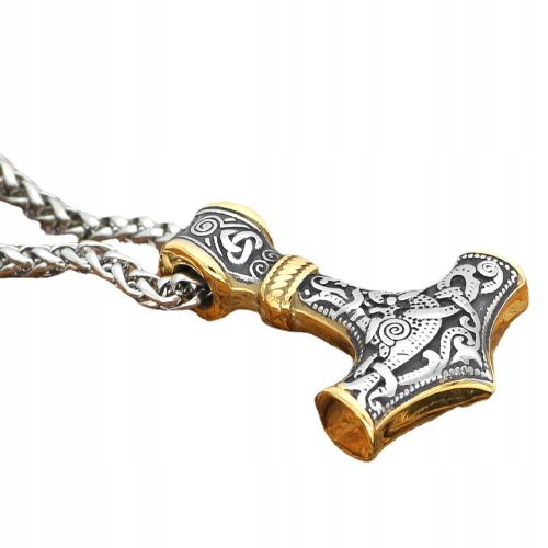 NASZYJNIK MŁOT THORA Valknut NORDIC Wikingów 305 na Arena.pl