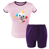 Krótka Piżama dziecięca Tru i Tęczowe Królestwo