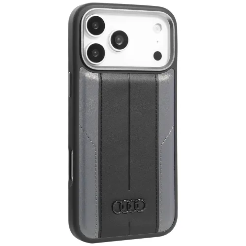etui audi a6 synthetic leather magsafe do iphone 17 pro max - czarne na Arena.pl