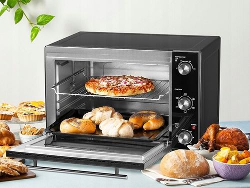 PIEKARNIK ELEKTRYCZNY 48L ROŻNO + GRILL + TERMOOBIEG WOLNOSTOJĄCY na Arena.pl