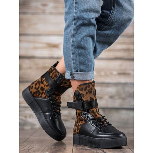 Wysokie Botki Leopard Print r.36 na Arena.pl