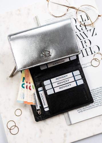 portfel damski sk. rv-3412-sla-4903 silver-black na Arena.pl