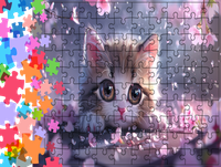 Puzzle tradycyjne Zwierzęta - Kot