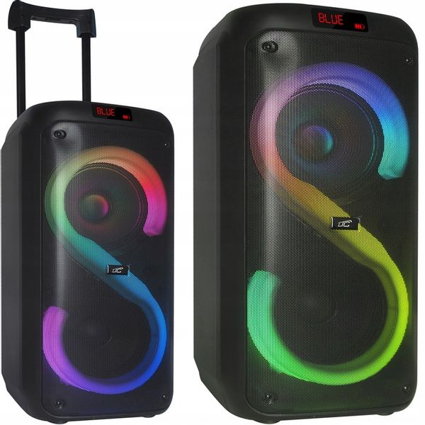 DUŻY GŁOŚNIK BEZPRZEWODOWY BLUETOOTH PARTYBOX USB KOLUMNA XXL KARAOKE zdjęcie 9