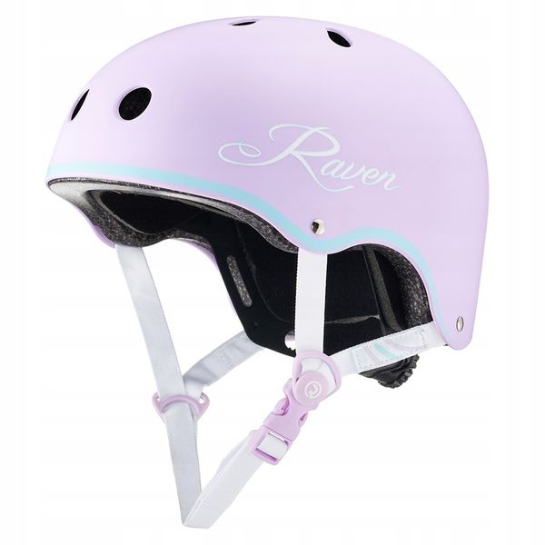 Kask Rowerowy RAVEN Essto Violet/Mint M (55-58cm) zdjęcie 4