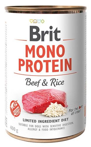 Brit Mono Protein Beef & Rice puszka 400g na Arena.pl