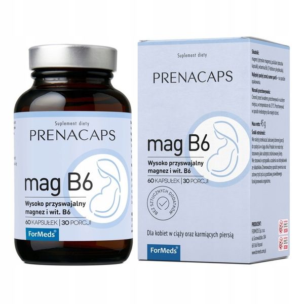 ForMeds PRENACAPS MAGNEZ + B6 P-5-P Ciąża zdjęcie 1