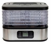 SUSZARKA do GRZYBÓW OWOCÓW WARZYW ZIÓŁ LCD 5 tacek 10L programator 24H