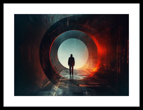 Plakat 35x25cm Portal do Świata na Arena.pl