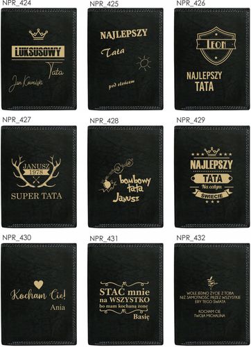 Eleganki męski portfel 100% SKÓRA dla strażaka na Arena.pl