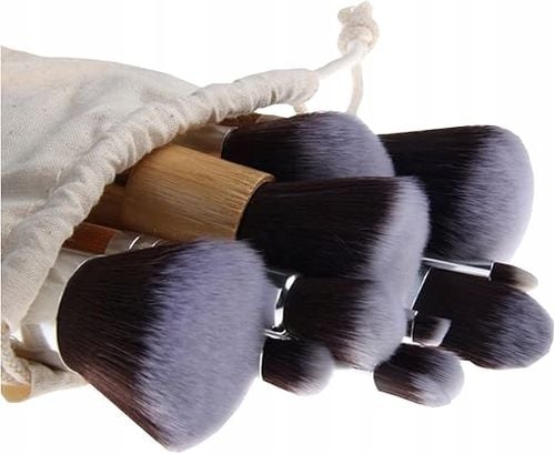 Zestaw 11 profesjonalnych pędzli do makijażu Kabuki Bamboo firmy Zoë Ayla na Arena.pl