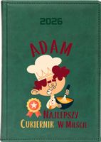 PERSONALIZOWANY PLANER kalendarz A4 2026 TYGODNIOWY DLA cukiernika
