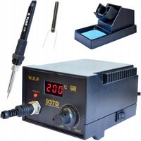 Stacja lutownicza grotowa HOTAIR WEP 937D 60W LED, kolba 907A + chwytak