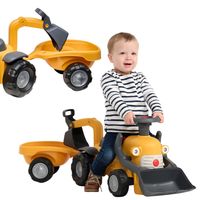 FALK Chodzik Jeździk Koparka Marcel z Przyczepką