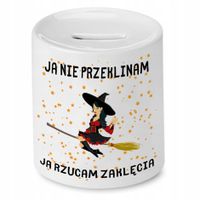 Skarbonka Śmieszna Zabawna Rzucam Zaklęcia Prezent Z Nadrukiem Ze Zdjęciem