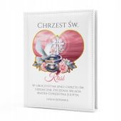 PREZENT NA CHRZEST BIAŁY ALBUM NA ZDJĘCIA PAMIĄTKA
