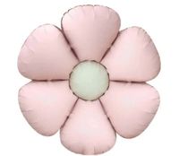 Balon foliowy kwiatek różowy matowy, 50x50 cm