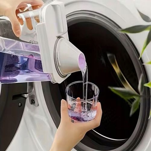 POJEMNIK NA DETERGENTY PROSZEK DO PRANIA Z MIARKĄ PŁYN DO PŁUKANIA 1800ml na Arena.pl